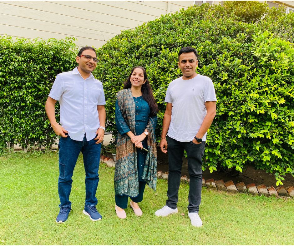 iXambee's Founders - Chandraprakash Joshi, Arunima Sinha , Sandeep Singh - fyi9