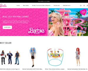 Fraudulent page selling Barbie dolls