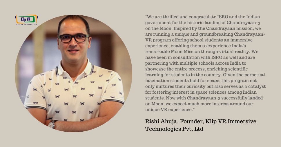 Rishi Ahuja, Founder, Klip VR Immersive Technologies Pvt. Ltd - fyi9