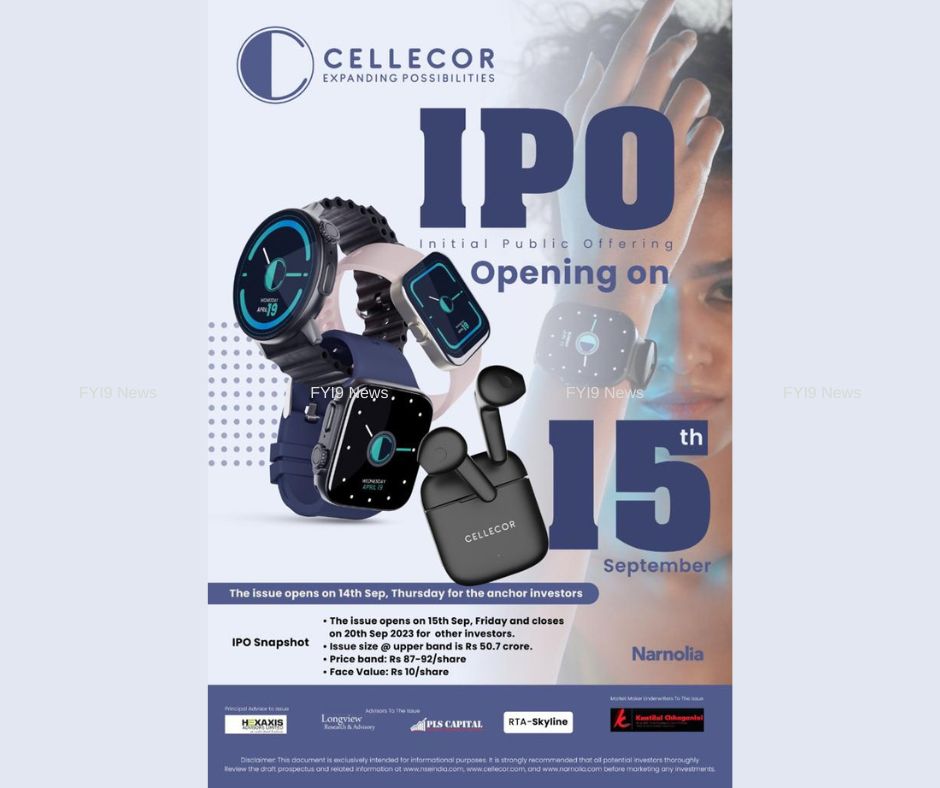 Cellecor IPO - fyi9