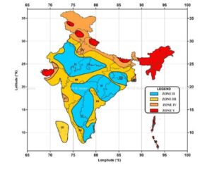 Earthquake zones of India - fyi9