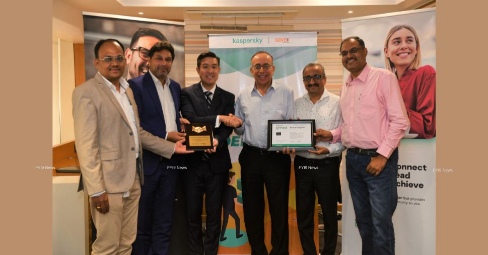 Left to right - PL Subramaniam, Partner Sales Head, SA, Kaspersky - Jaydeep Singh, GM, SA, Kaspersky - Ernest Chai, Head of Channels, APAC, Kaspersky - Anil Jagasia, Chairman, Savex Technologies - fyi9