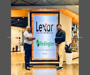 Mr. Raghu Ram, Senior vice President-ESG Group, Redington (Left) and Shabu Sultan, Country General Manager, Lexar Co. Ltd (Right) - fyi9