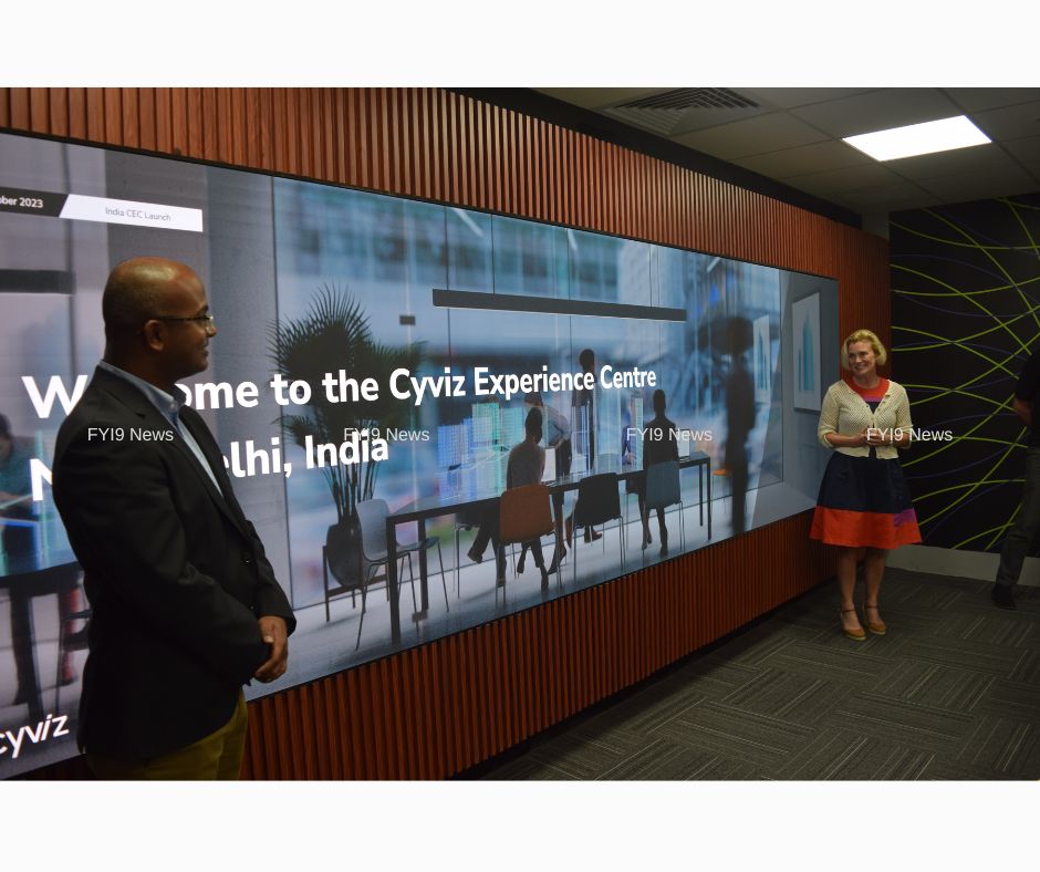 Anand Anupam, Chief Commercial Officer, Cyviz and May-Elin Stener, Norway Ambassador - fyi9