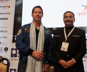 Astronaut Thomas Pesquet, European Space Agency & Lt. Gen. AK Bhatt, DG, ISpA at Indian Space Conclave 2023 organized by ISpA - fyi9