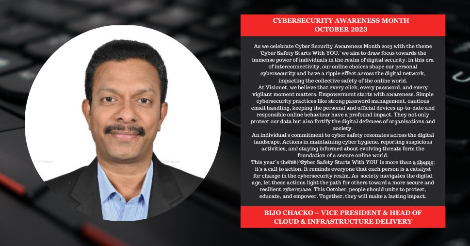 Bijo Chacko – Vice President & Head of Cloud & Infrastructure Delivery - fyi9