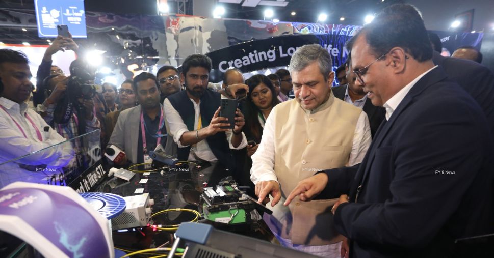 Shri Ashwani Vaishnaw,Minister for Railways, Communications, Electronics & Information Technology, Government of India, at IMC 2023 Exhibition Hall - fyi9