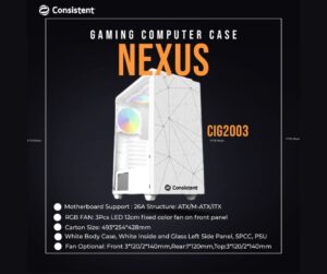 Consistent Infosystems Nexus Gaming Cabinet - fyi9