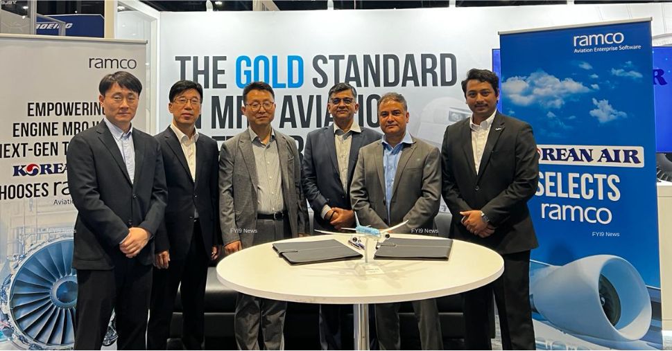 Ramco & Korean Air team at the MRO Americas 2024, Chicago - fyi9
