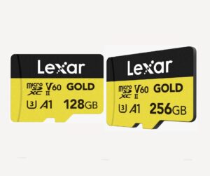 Lexar® Professional GOLD microSDXC™ UHS-II Card 128 GB & 256 GB - fyi9