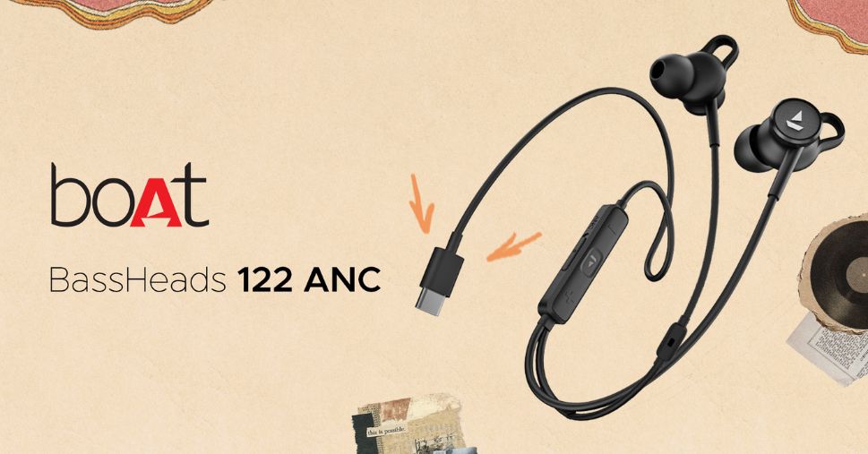 boAt Bassheads 122 ANC Wired Earphones - fyi9