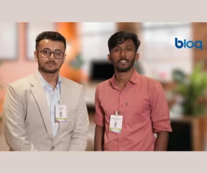 L-R Jay Patel, Co-Founder and CTO, Sreekuttan L S, Co-Founder and CEO of BloqQuantum - fyi9