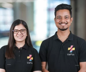 LR Smridhi Seth, Co-Founder and COO, Shailesh Jaiswal, Co-Founder and CEO, LiaPlus - fyi9