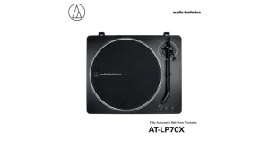 AT-LP70X Belt-Drive Turntable - fyi9