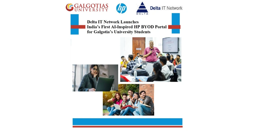 Delta It Delta IT Network Launches India’s First AI-Inspired HP BYOD Portal for ...