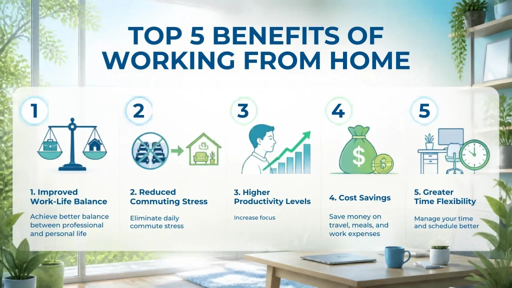 Top 5 Benefits of Working From Home - fyi9